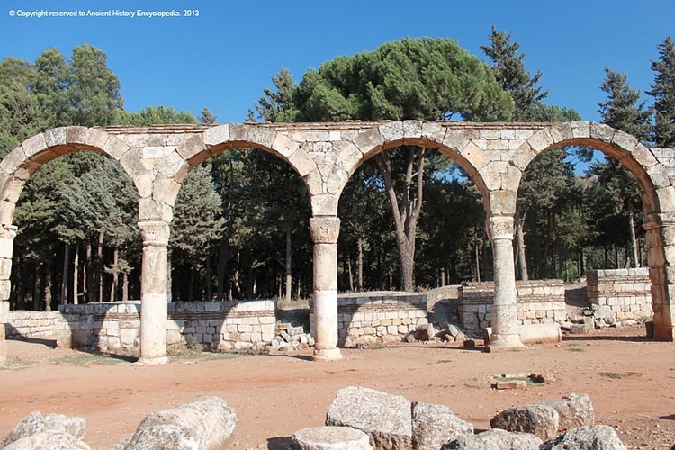 Umayyad Arcades, Anjar