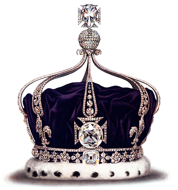 Queen Mary's Crown with Koh-i-Noor Diamond