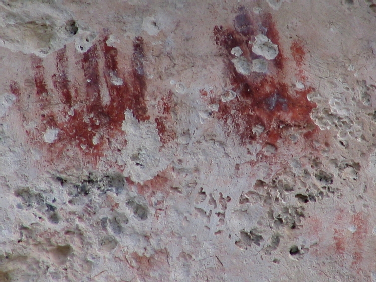 Red Handprints, Tulum