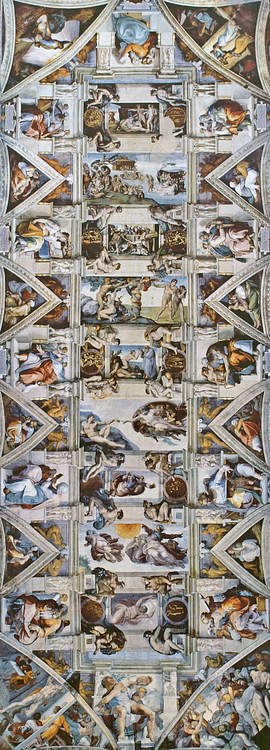 Sistine Chapel Ceiling by Michelangelo