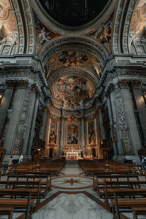 Nave of the Church of Saint Ignatius of Loyola