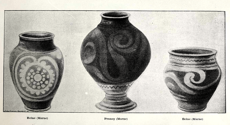 Celtic Pottery Vessels, Marne, France