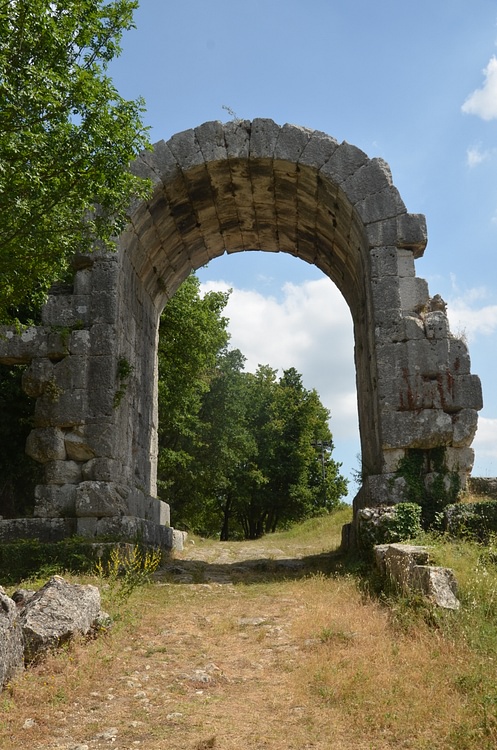 Arch of San Damiano in Carsulae, Italy