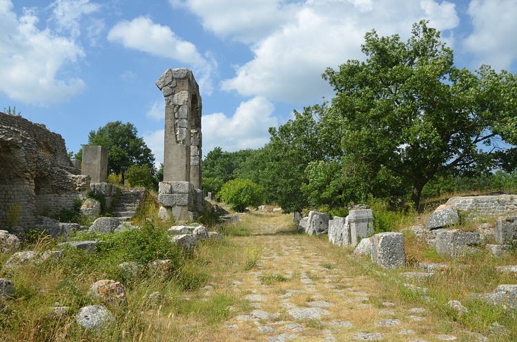 Cardo Maximus of Carsulae, Italy