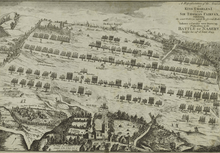 Troop Dispositions, Battle of Naseby