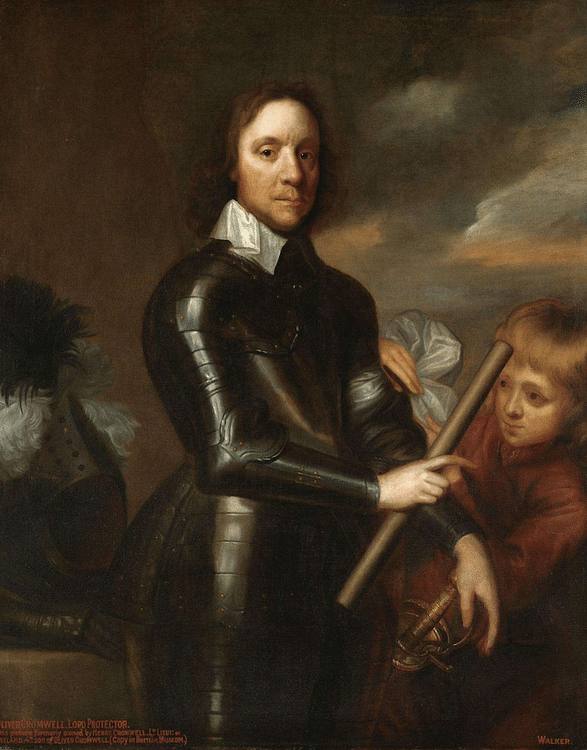 Oliver Cromwell in Armour