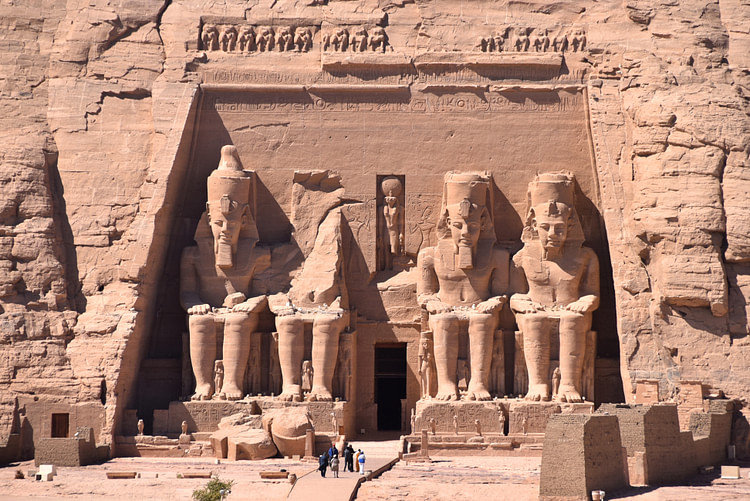 Abu Simbel, Facade of the Temple of Ramesses II