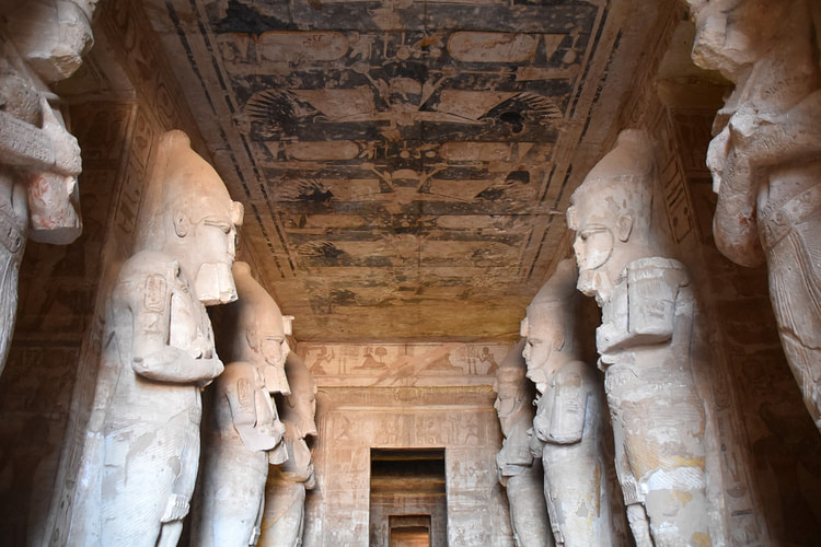 Abu Simbel, Interior of the Temple of Ramesses II