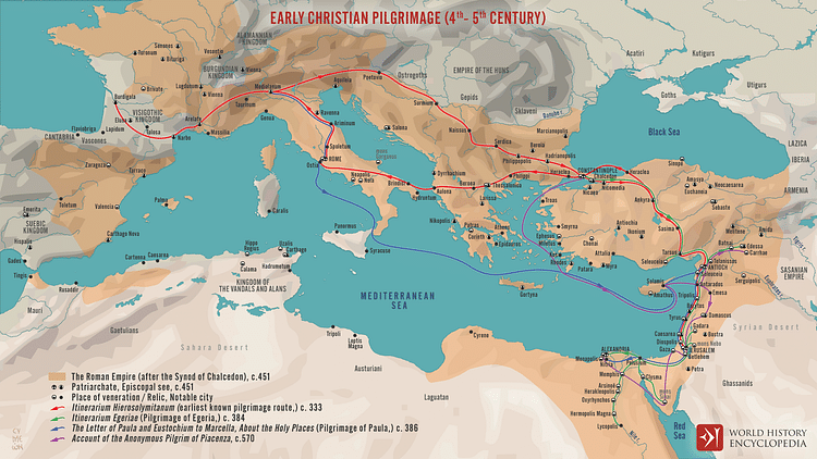 Early Christian Pilgrimage (4th-5th Century)