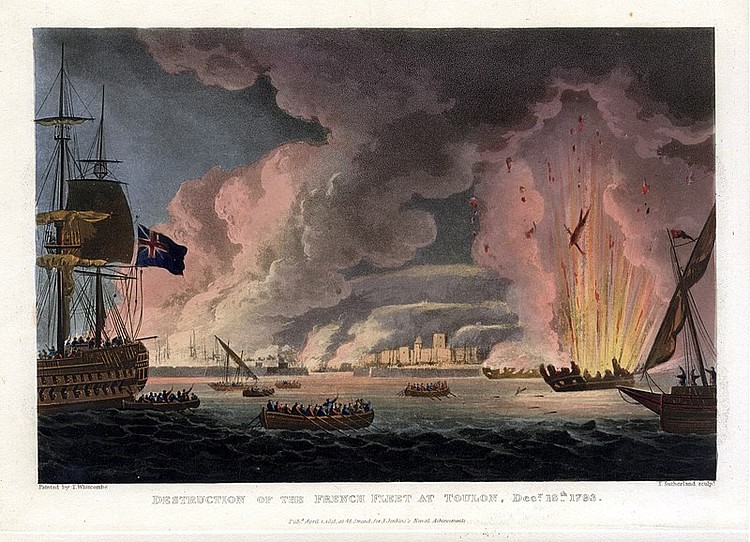 Destruction of the French Fleet at Toulon