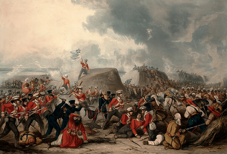 Battle of Sobraon by Harris