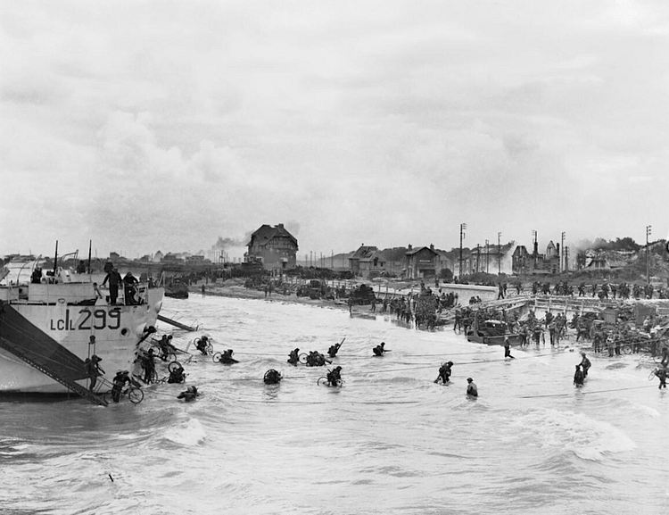 Attacking Juno Beach