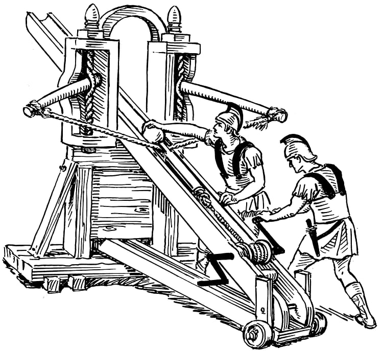 Roman Stone-throwing Carroballista