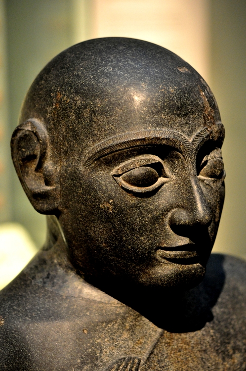 Head of Dolerite Statue of Gudea of Lagash