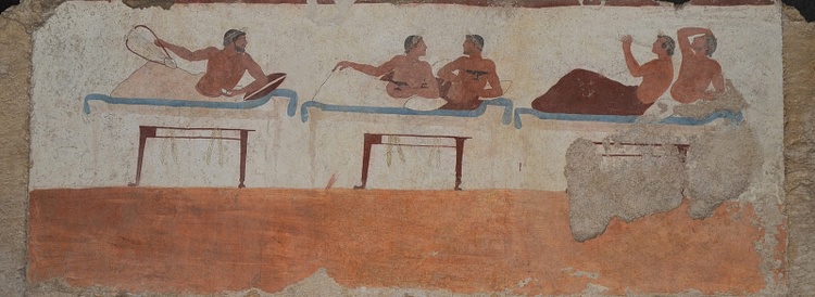 Paestum Painting, Scene from a Symposium