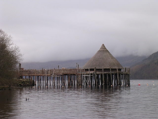 Crannog, Loch Tay, Scotland