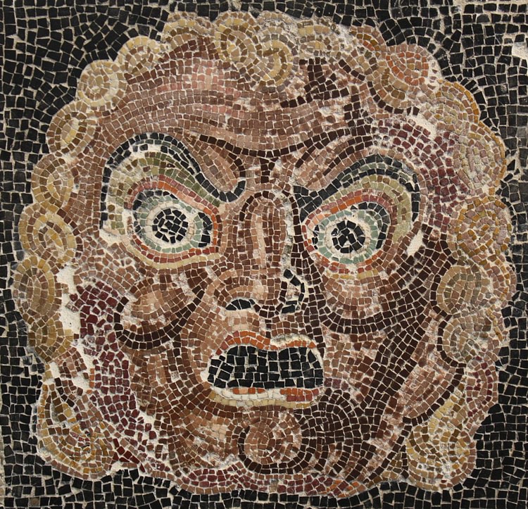 Theatre Mask Mosaic