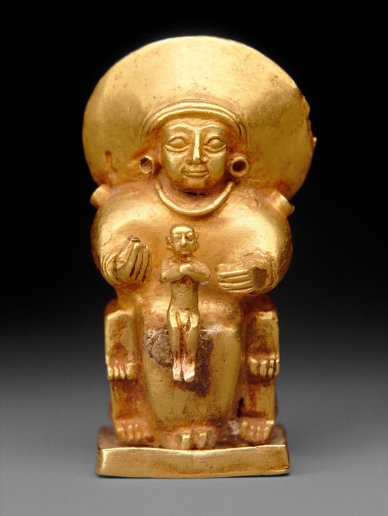 Seated Hittite Goddess with Child