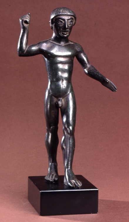 Etruscan Bronze Youth Statuette