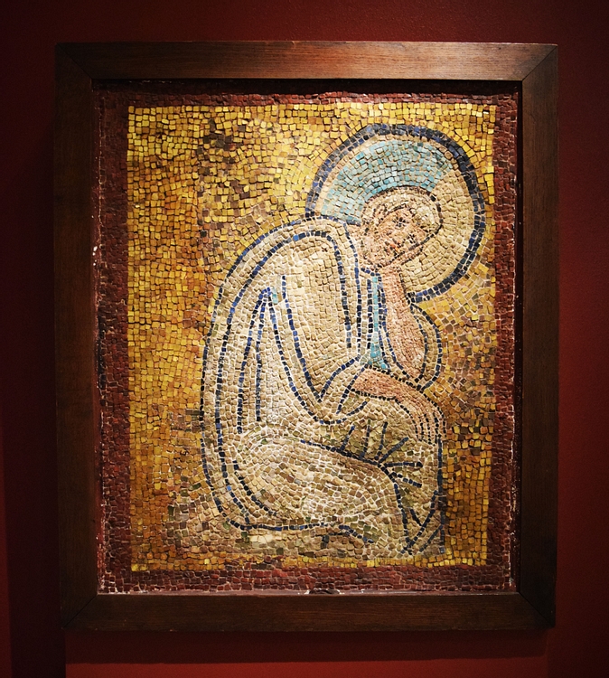 Roman Mosaic Fragment of St. Joseph