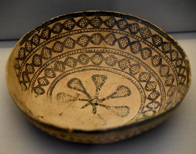 Late Halaf Pottery Bowl