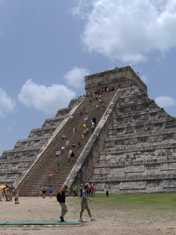 The Temple of Kukulcan (El Castillo) at Chichen Itza