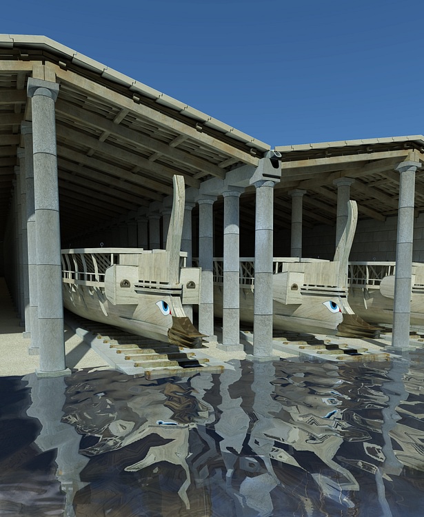 Greek Trireme Shipsheds