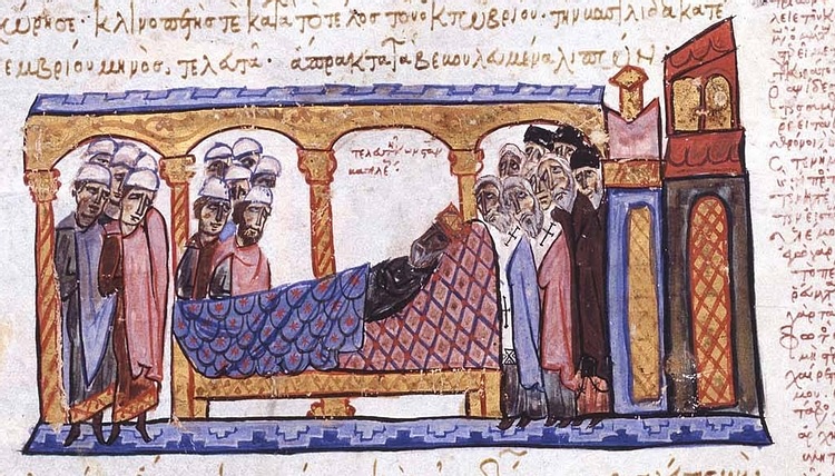 Dying Constantine VII