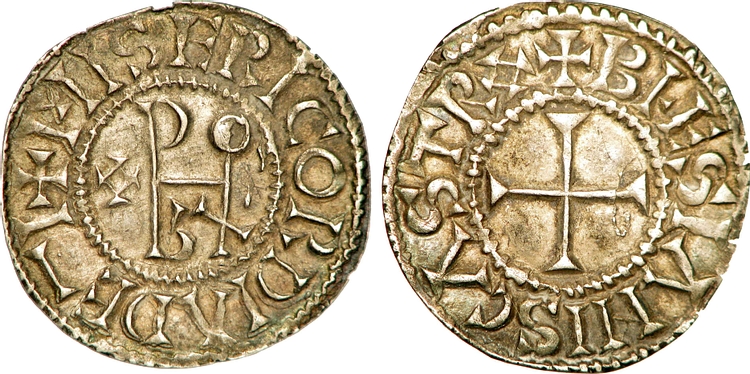 Coin of Odo of West Francia