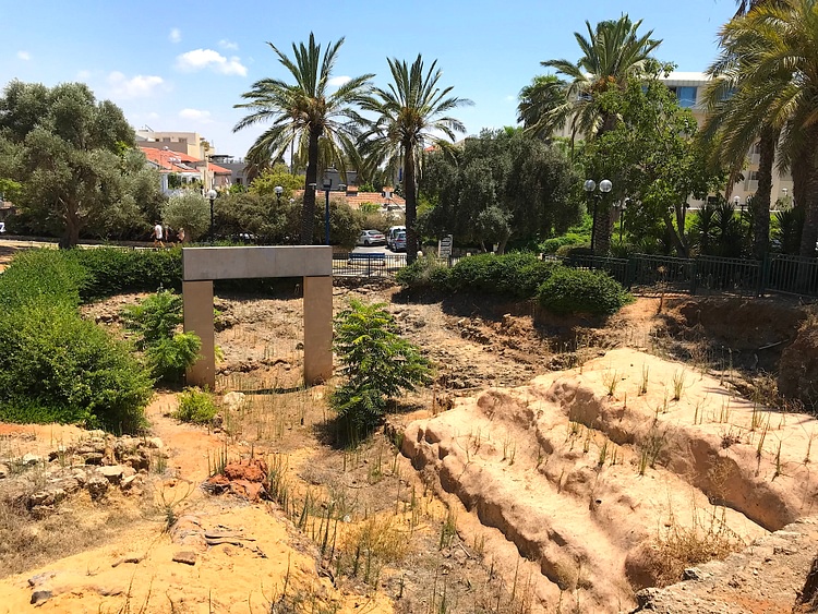 Ruins of the Lion Temple in Jaffa