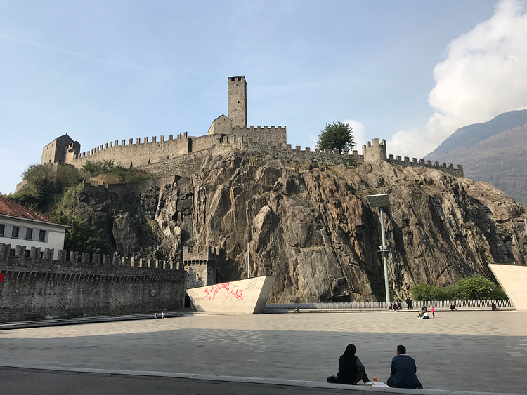 Castelgrande in Bellinzona, Switzerland