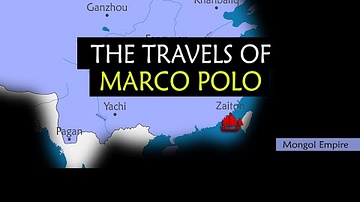 The Travels of Marco Polo - Summary on a Map